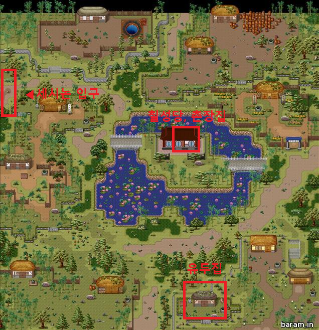 세시마을 유두절 지도