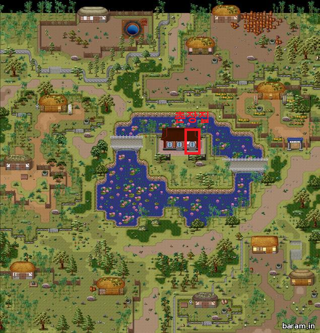 바람의나라 클래식 세시마을 촌장집 위치