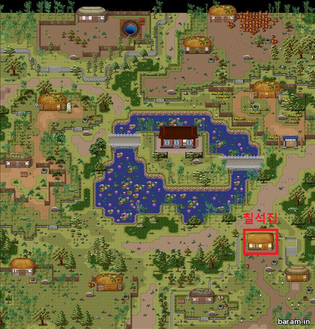 바람의나라 클래식 세시마을 칠석집 위치