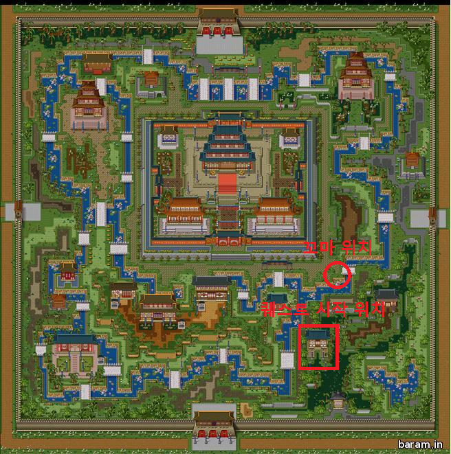 광동성 마반경 퀘스트 지도